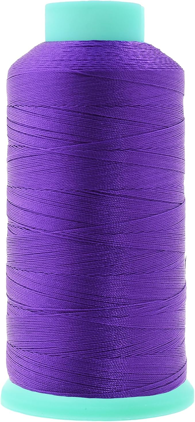 Mandala Crafts Size 92 280D T90 Violet Bonded Nylon Thread, 1100 YDs