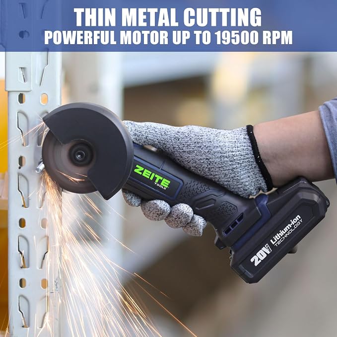 ZEITE 20V Cordless Cut Off Tool,3 Inches Portable Multi-Cutter