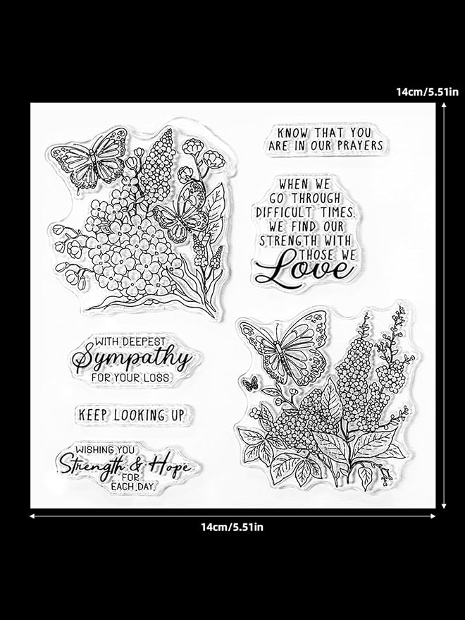 Clear Stamps and Metal Cutting Dies Set for Card Making Scrapbooking, DIY Craft Stamps and Dies Kit for Journaling, Albums, Greeting Cards, Holiday Cards, Birthday, Christmas (YX1932)