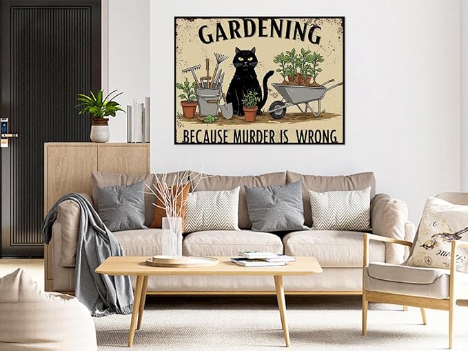 Benjenes Garden Cat Diamond Art Kits for Adults Diamond Painting Kits