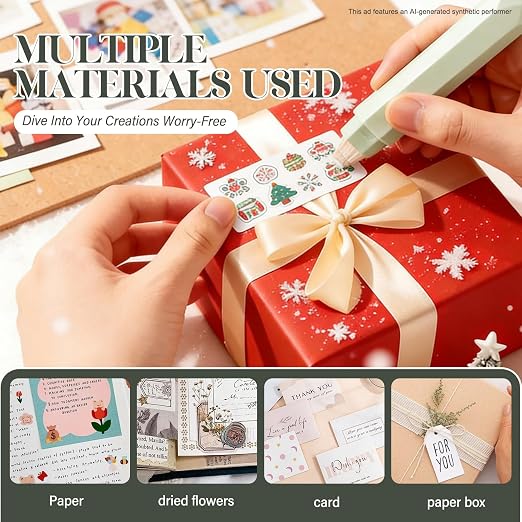4 Pcs Double Sided Tape Pens ， Scrapbooking Double Sided Tape Roller