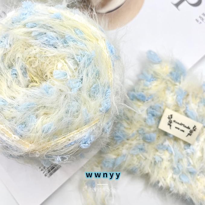 Artisanal Yarn Fancy Yarn Multifiber Blended Yarn Novelty Colorful Soft