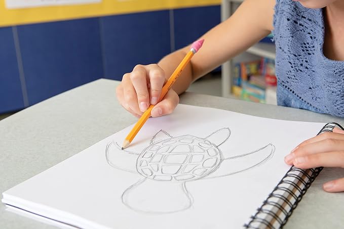 UCreate Sketch Diary, Standard Weight, 11" x 8-1/2", 70 Sheets | Supports classroom learning, crafts and creative activities