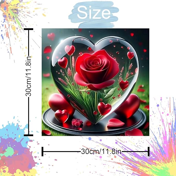 NZNANCHU DIY Paint by Numbers for Adults,Painting by Number Kits on Canvas,Color by Numbers for Beginner,Gifts Decor for Home Wall Room (Flower)