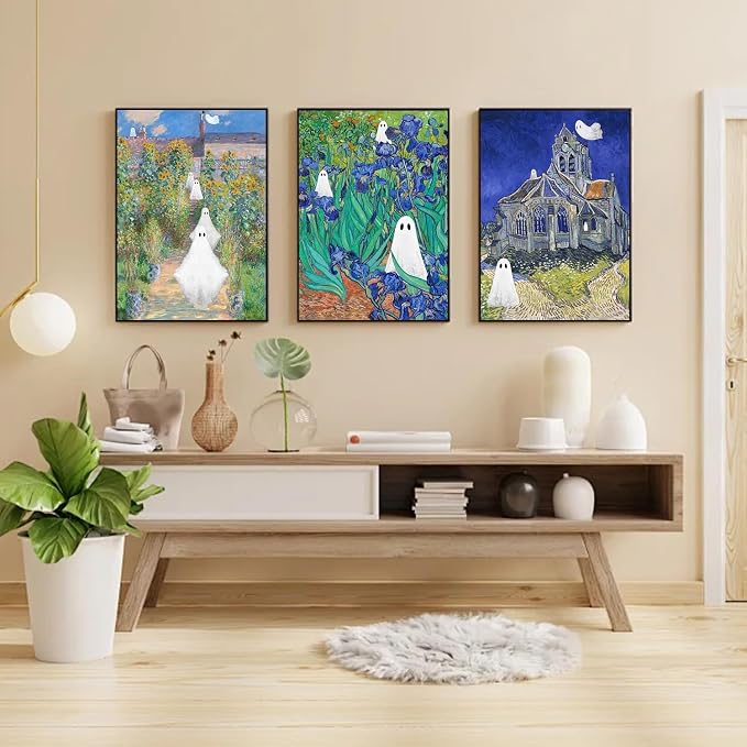 9 Pack Ghost Diamond Art Kits for Adults Cute Diamond Painting Kit Beginner