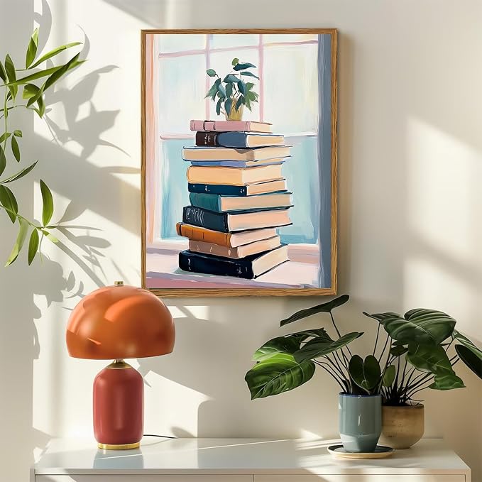 DAZZLEDOTS Diamond Art Kits, Plant on Book Stack Diamond Painting