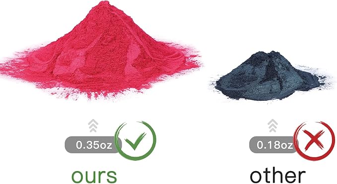 SEISSO Mica Powder, 15 Colors for Resin, Soap Making, Candles and Slime Dye