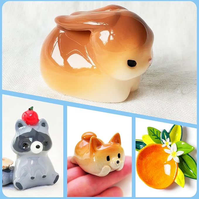 500ml Air Dry Clay Glaze, Protect Clay Surfaces,Delivers Gloss Glaze Effect | Gloss Glaze, Air Dry Clay Varnish, Waterproof, Dustproof,Prevents Clay Scratches & Wear