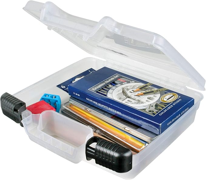 ArtBin 10-Inch Quick View Deep Base Carrying Case, Translucent