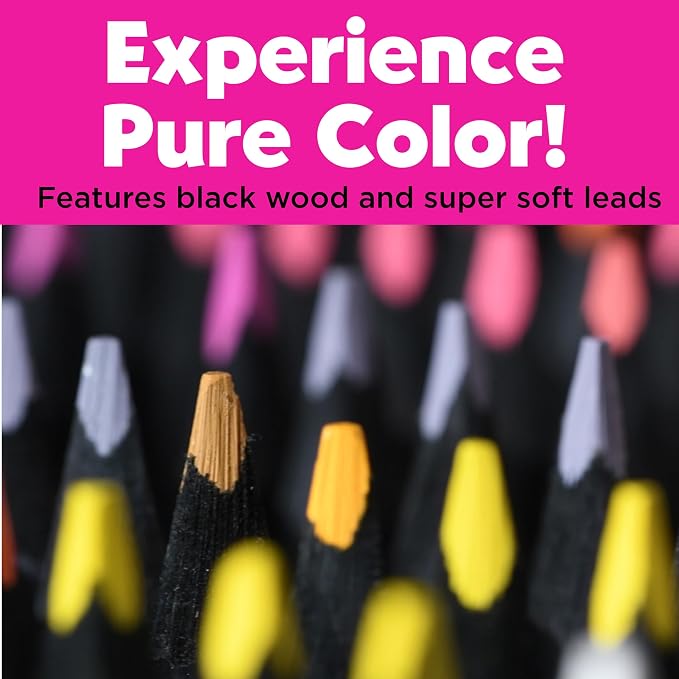 Faber-Castell Black Edition Colored Pencils Roll, 72 Count, Roll-Up Case