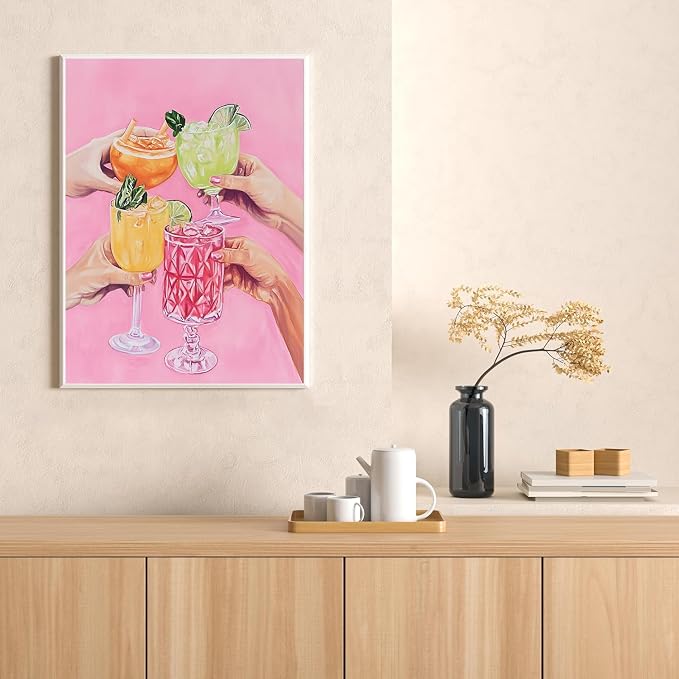 DAZZLEDOTS Diamond Art Kits, Colorful Cocktails Diamond Painting Kits