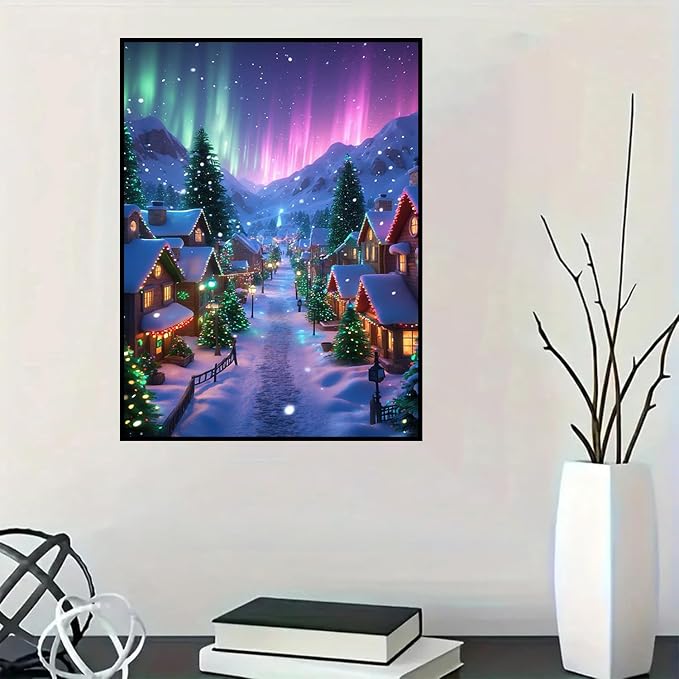Lophomie Diamond Art Kits for Adults, 5D Christmas Diamond Painting Kits