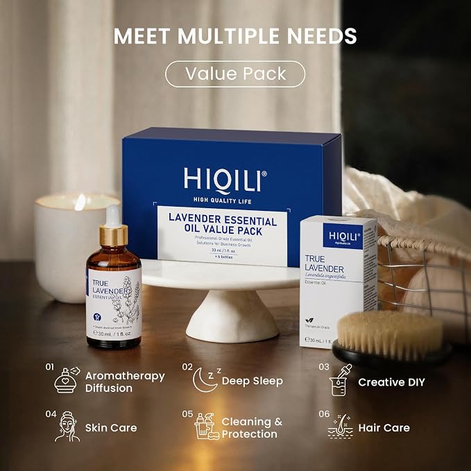 HIQILI Lavender Essential Oil Set, Bulk Wholesale for Business