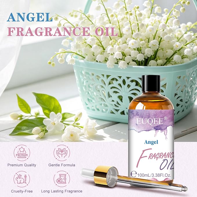 EUQEE Angel Fragrance Oil for Candle&Soap Making 3.38 Fl Oz/100ML