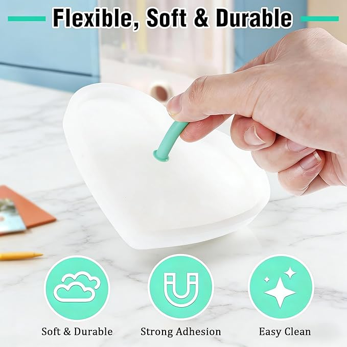 35Pcs Hole Maker for Resin 7 Sizes Drill-Free Silicone Inserts for Epoxy