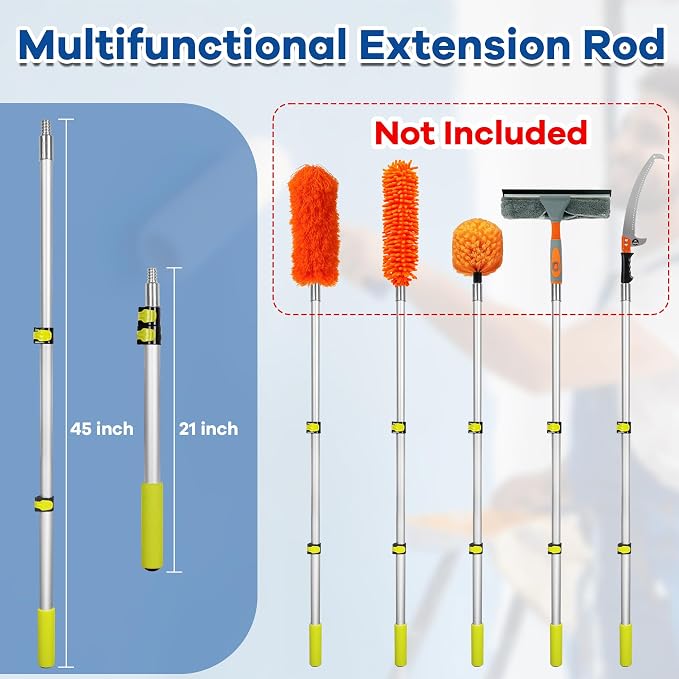 Paint Roller Kit with Extension Pole 28 Piece Set, 4" 9" Paint Roller with Tray, Paint Brushes Set for Professional Painting, House Wall Ceiling Painting Supplies for All Latex and Oil Paints Stains