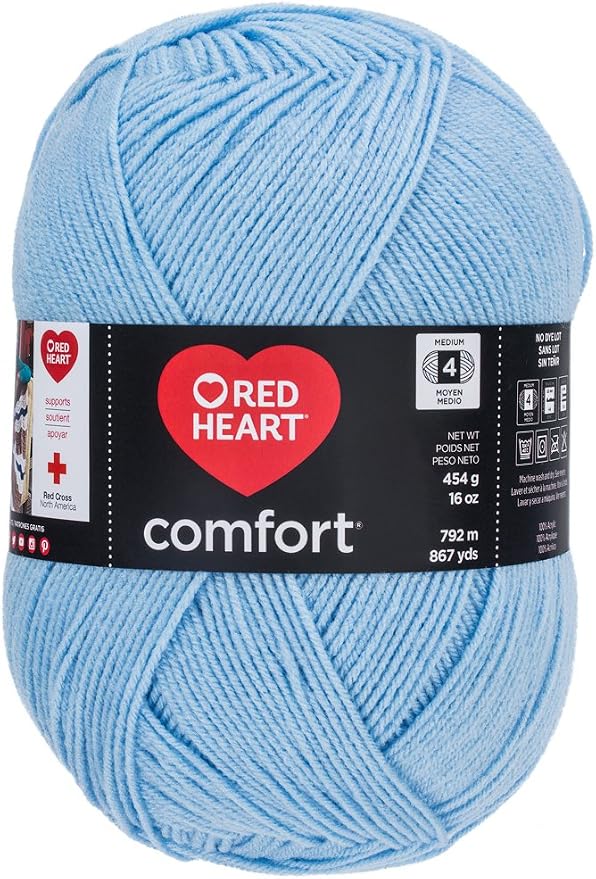 Red Heart Comfort Yarn - Baby Blue