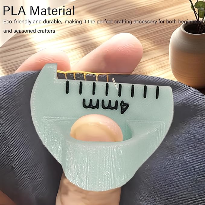 Finger Sewing Ruler | Easy Stitching Tool & Quilting Templates| Hand Stitch Spacing Tool for Even & Consistent Stitches | DIY Sewing Guide for Patchwork, Mending, and Embroidery（3 Sizes ）