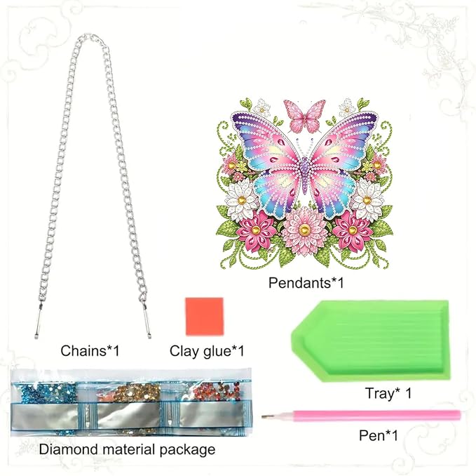 RYMILIE Hanging Diamond Art Painting Kits for Adults Butterfly