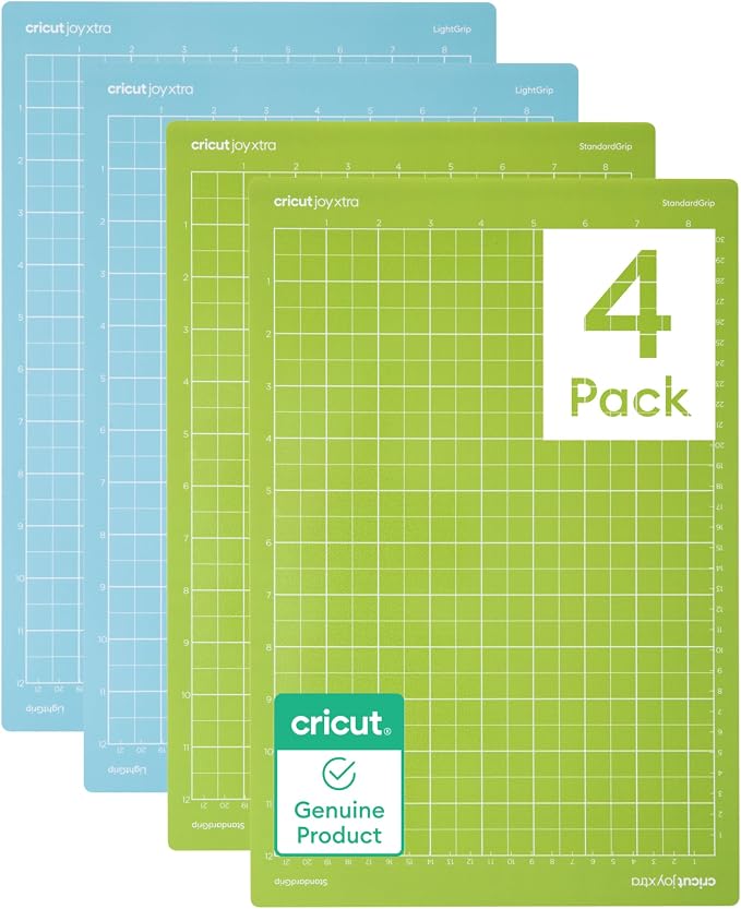 Cricut Mat Variety Pack (4 Count, 8.5in x 12in)