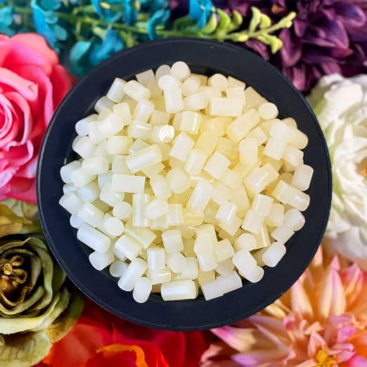 Surebonder B-2010 Less Stringing Skillet Glue Cube Pellets for Crafts and Floral Projects, 10 lb Box, Use in Surebonder Hot Glue Pot Skillets- Cream Color