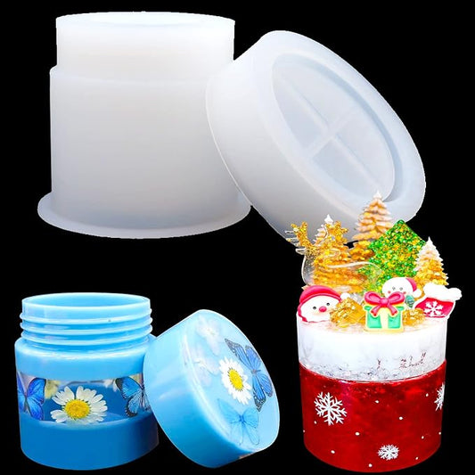 MOUGIGI Resin Molds - Bottle & Jewelry Box Molds for DIY Resin Decoration