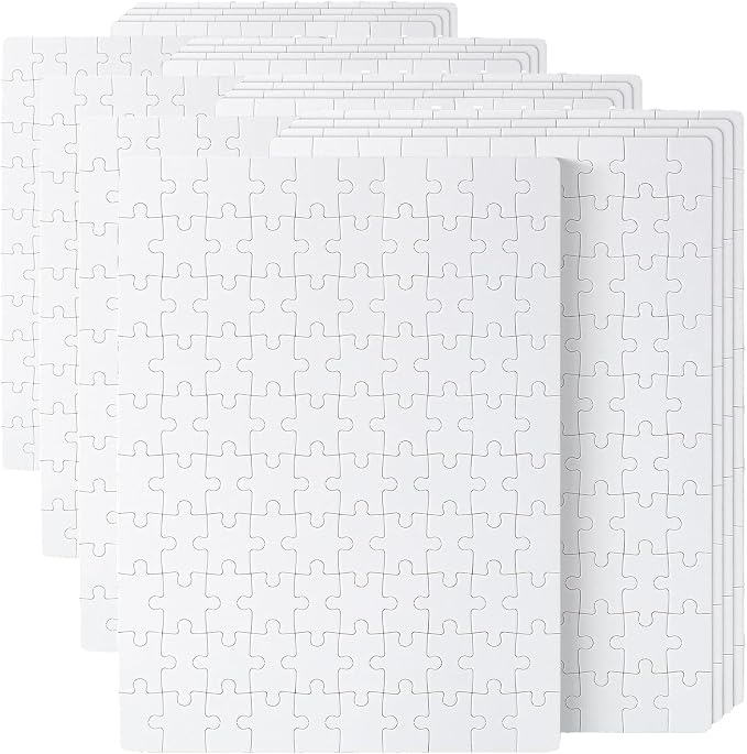 Mr. Pen- Blank Puzzle, 20 Pack, 100 Pieces/Pack, 10.6" x 14.2"