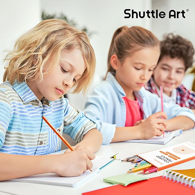 Shuttle Art 360 PCS Colored Pencils Bulk, 12 Assorted Colors, Pack of 30, Break-resistant, Pre-sharpened Colored Pencils for Kids, Bulk Pack School Supplies for Teachers & Students