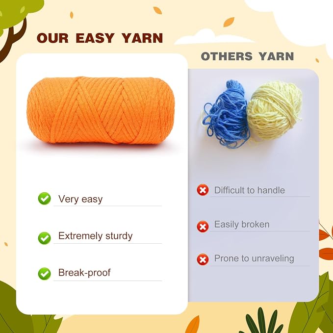 Crochet Kit for Beginners - 2 PCS Fox Crochet Kits with Step-by-Step Video Tutorials, Beginner Crochet Kit for Adults, Crochet Animal Kit, Crochet Fox Set