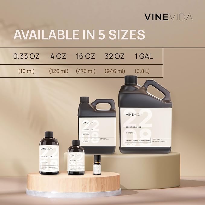 VINEVIDA [4oz] Honeysuckle Fragrance Oil for Candle Making and Soap Making - Premium Candle Scents for Soy Candles