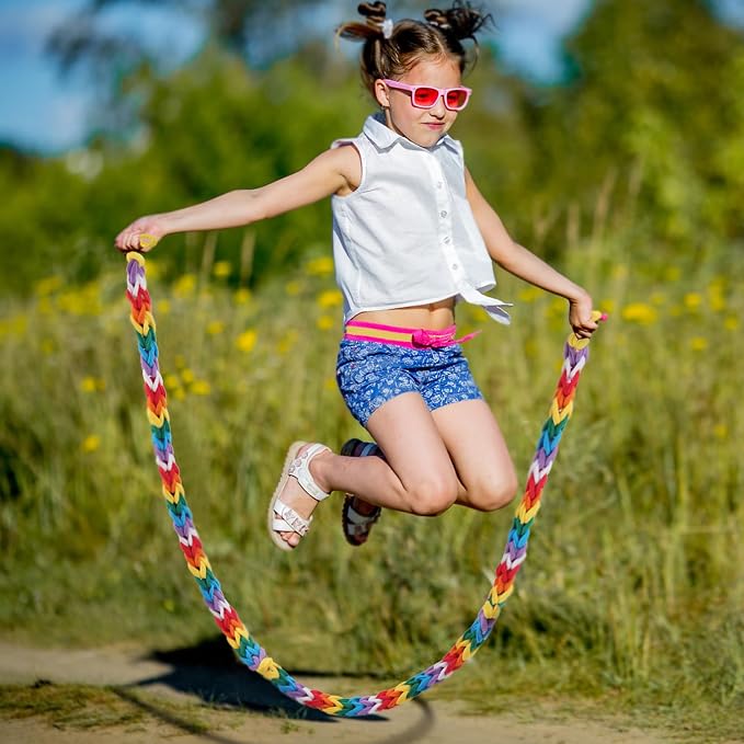 PREBOX Weaving Loom Loop Refill,7 Inch 500 Pcs in 10 Vibrant Colors, Potholder Loops, Loom Refill Loops Craft for Kids