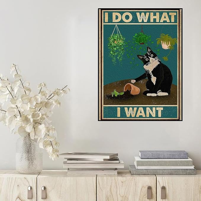 HHMATITS Cat Diamond Art Kits for Adults 12x16Inch