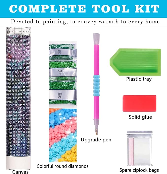 Diamond Art Kits for Adults Highland Cow Diamond Painting Kit 12x16in | 5D Cow Diamond Art Painting Kit for Adult, DIY Full Round Drill Cows Baby Gem Art Diamond Dots Kits for Home Wall Decor Gift