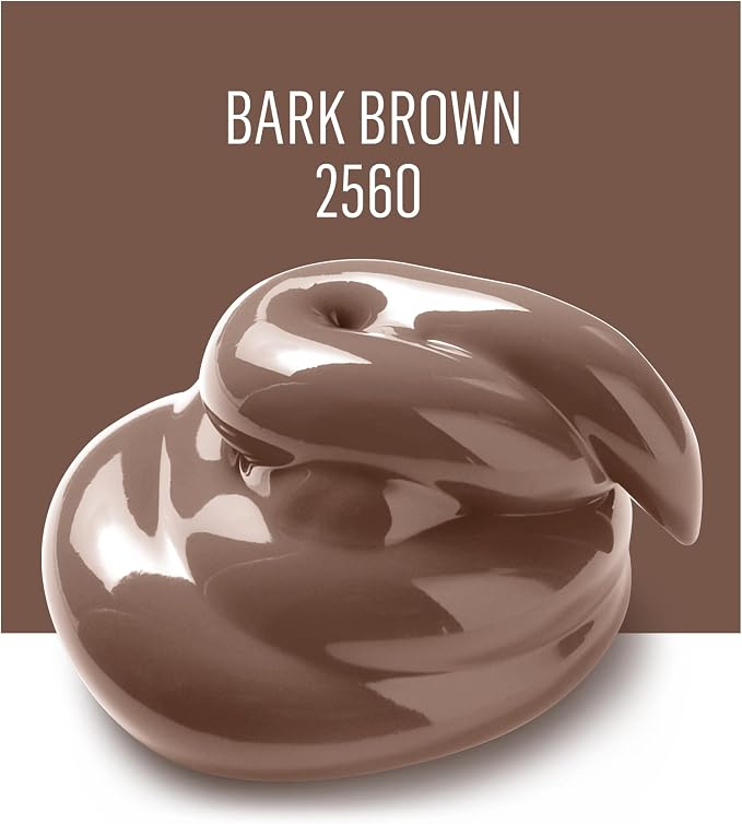 FolkArt Acrylic Paint in Assorted Colors (2 oz), 2560, Bark Brown