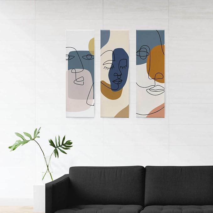 PHOENIX Skinny Stretched Canvas for Painting 4x12 Inch/9 Value Pack, 8 Oz Triple Primed 5/8 Inch Profile 100% Cotton White Blank Canvas, Rectangular Framed Canvas for Oil Acrylic & Pouring Art