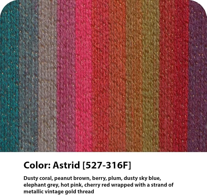 (3 Pack) Lion Brand Yarn Mandala Sparkle Yarn, Astrid