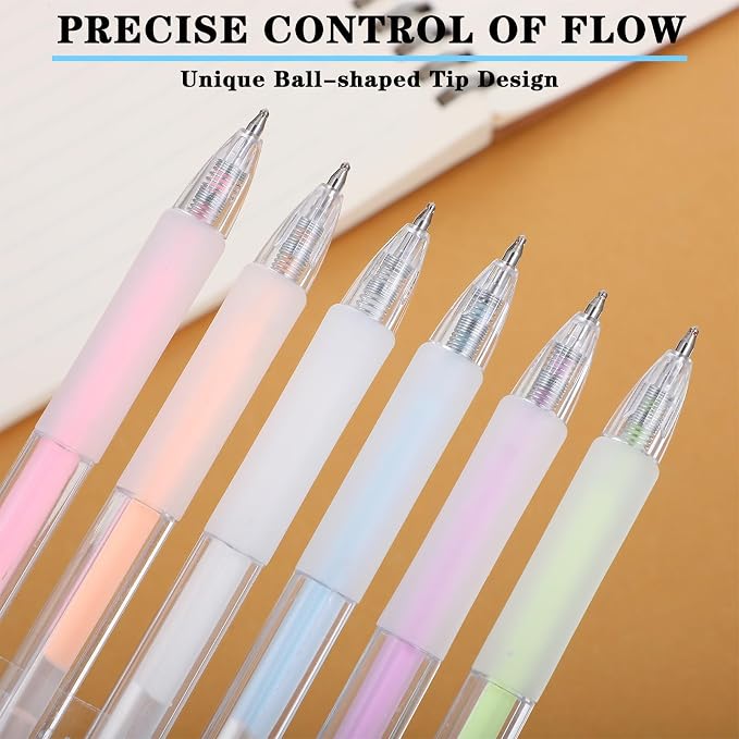 24Pcs Quick Dry Glue Pen Ballpoint Roller Glue Pen, Apply Glues Like Writing Easy Precise Control Fine Tip Tacky Pens Classroom Supplies for Crafting Scrapbook Card Making Foil Calligraphy Artist (6)