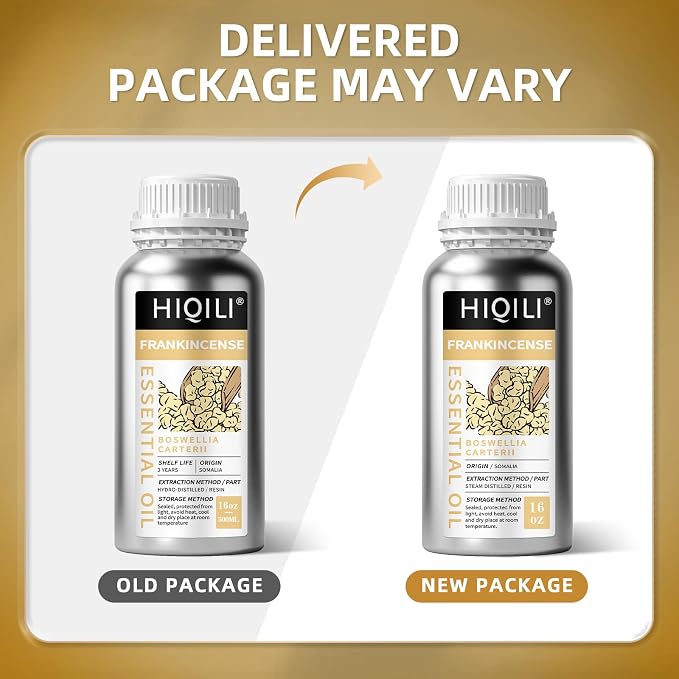 HIQILI Frankincense Essential Oil Large Capacity for Body Massage