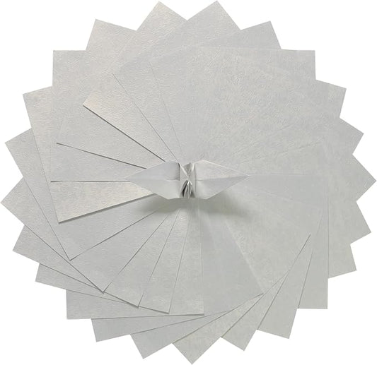 100 Origami White paper wedding flower origami paper pattern 3x3 inches 125 GSM for Folding paper, scrapbook, cardstock