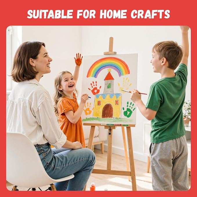 Simetufy 12 Pack 16x20 Inch Flat Canvas Panels Large Painting Boards | 8 Oz Triple Primed 100% Cotton Acid Free White Blank for Acrylic, Oil Paints