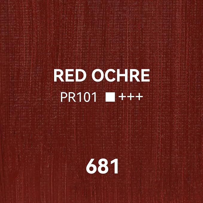 PHOENIX Red Ochre Oil Paint - Studio Oil Paint Single Large Tube - 170ml / 5.75 Fl oz. Red Ochre 681