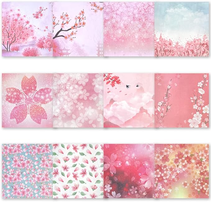Origami 6x6 Paper Kit 50 Sheets 12 Vivid Colors
