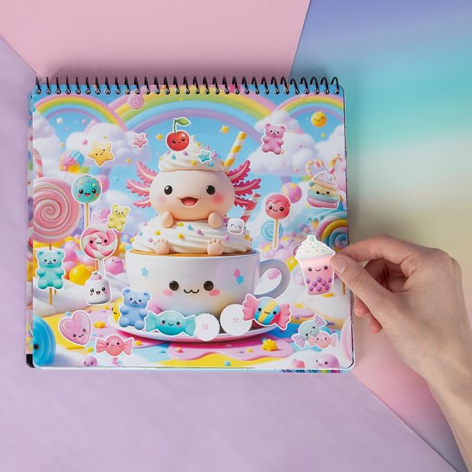 Fashion Angels Chill Axolotl Coloring & Collage Activity Set