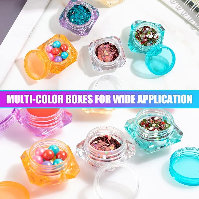 12 Pack Wax for Diamond Paint, Red Diamond Art Glue Clay with Storage Box | 5D Diamond Art Wax Painting, Embroidery Accessories (Colorful Design)