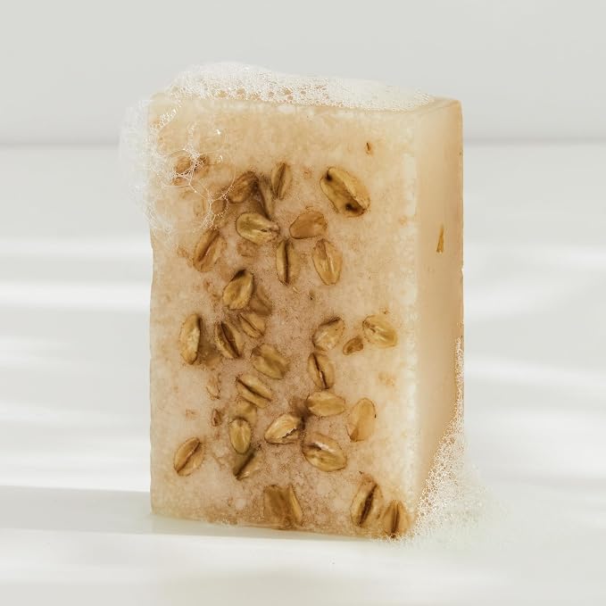 Skin Said Yes 5Lb Oatmeal Soap Base - Bulk Melt and Pour Organic Soap Making Supplies - SLS/SLES Free, No Palm Oil, All Natural - Perfect for DIY Projects, Gentle on Skin, Moisturizing