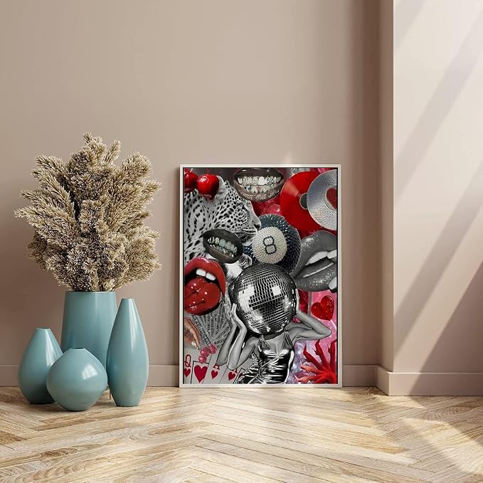 BAWKENTON Retro Diamond Art Kits for Adults Diamond Painting Kit for Adults