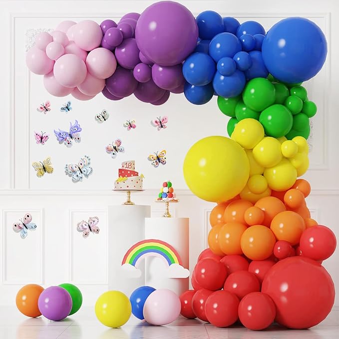 SAOROPEB 3D Butterfly Wall Decor, 24 Pcs Pastel Butterfly Decorations
