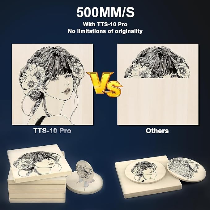 Twotrees TTS-10 Pro Laser Engraver,10000mW High Precision Laser Engraving