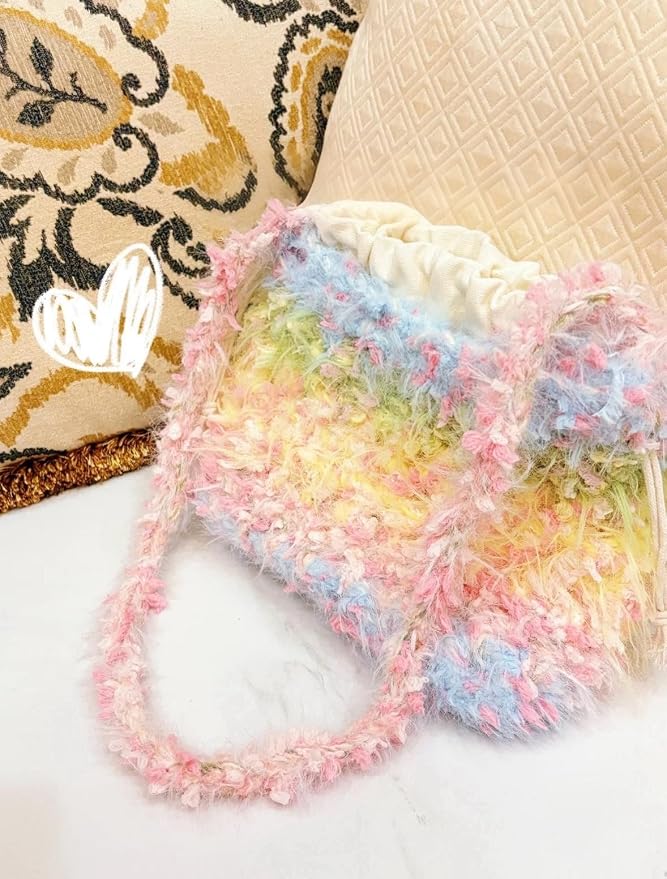 Artisanal Yarn Fancy Yarn Multifiber Blended Yarn Novelty Colorful Soft