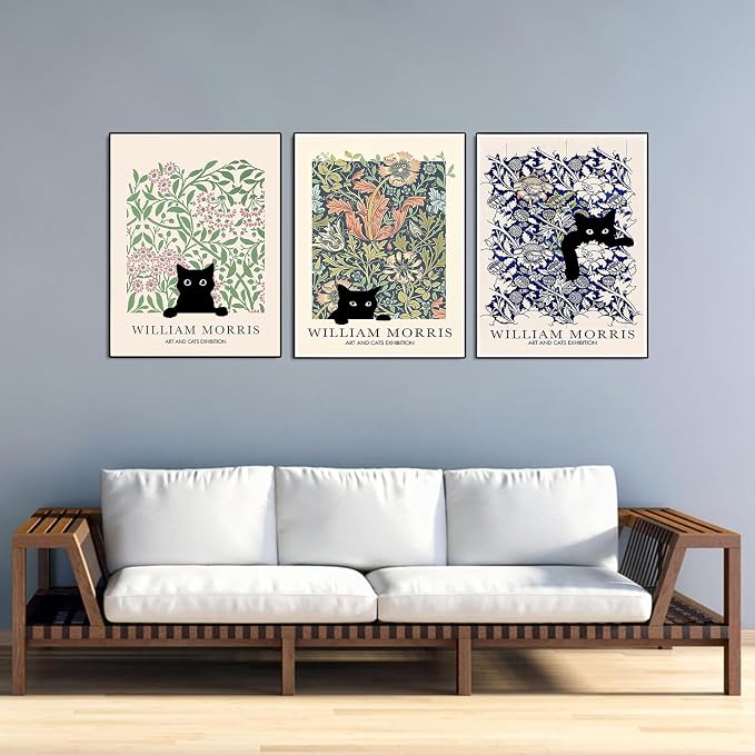 4 Pack Black Cat Diamond Art Kits for Adults Diamond Painting Kit Beginner